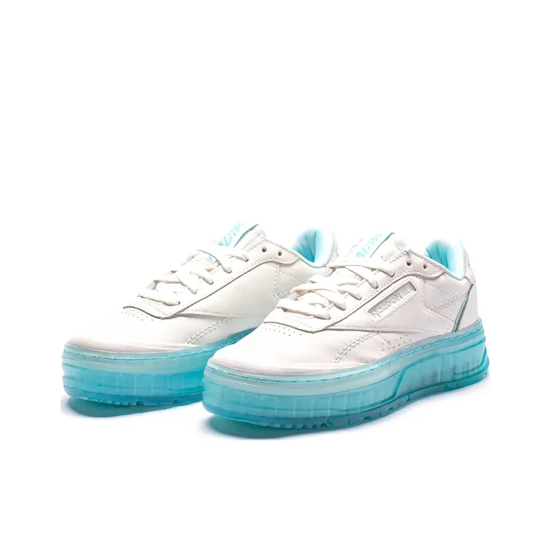 Reebok MadWomen's X Women's Club C Double Geo 'Chalk Hydro Blue'-1