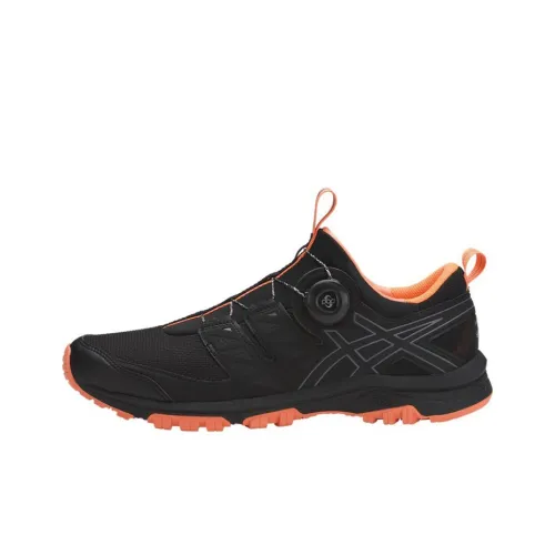 Asics GEL-FujiTrabuco 7 Running Shoes Men Low-Top Black/Orange