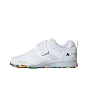 Adipower Weightlifting Adidas 3 'White Multi Color Sole'