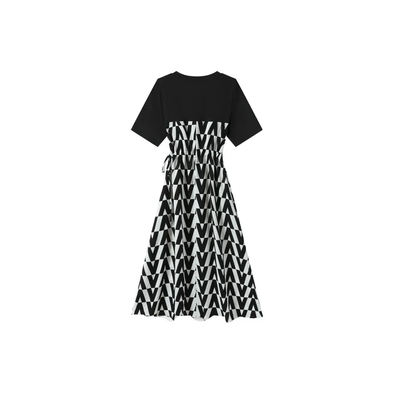 Jonah Anda Short Sleeved Dress Women's Black-1