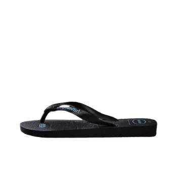 Havaianas Abrasion-Resistant Slip-Resistant Flip Flops Unisex Black