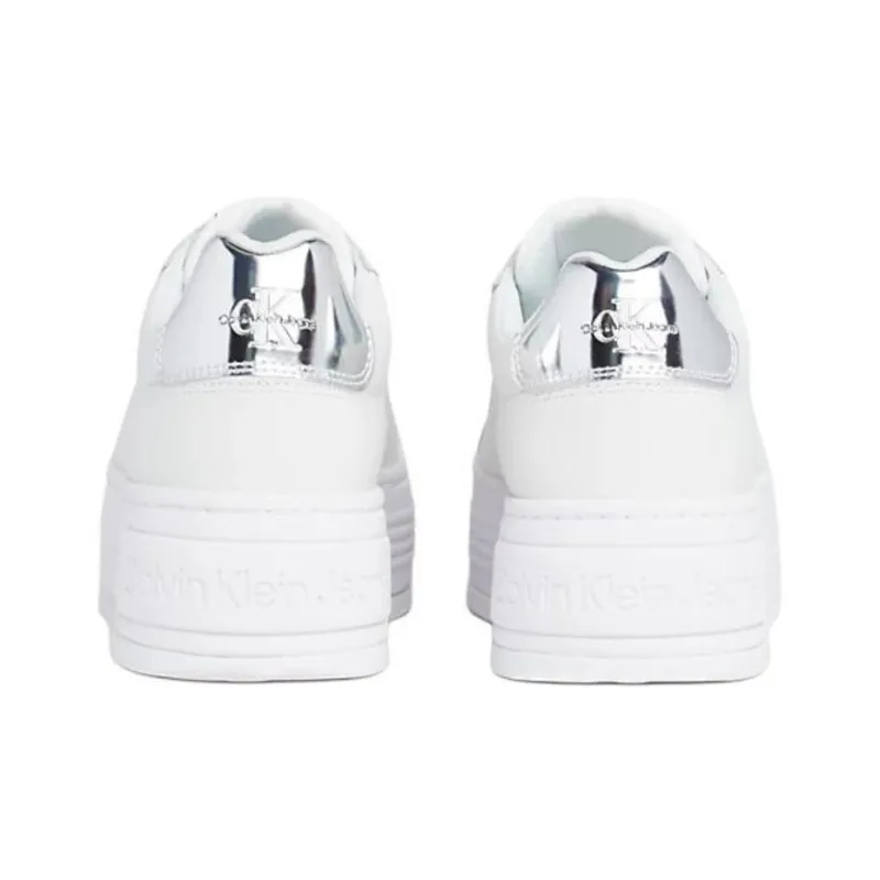CKJ CALVIN KLEIN JEANS Low Top Casual Shoes Women's White-4