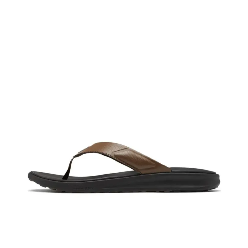 Columbia Sportswear Abrasion-Resistant Slip-Resistant Flip Flops Men's Brown-0