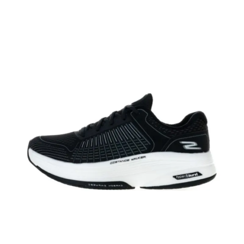 Skechers Go Walk Distance Walker Running Shoes Men Low Top Black-0