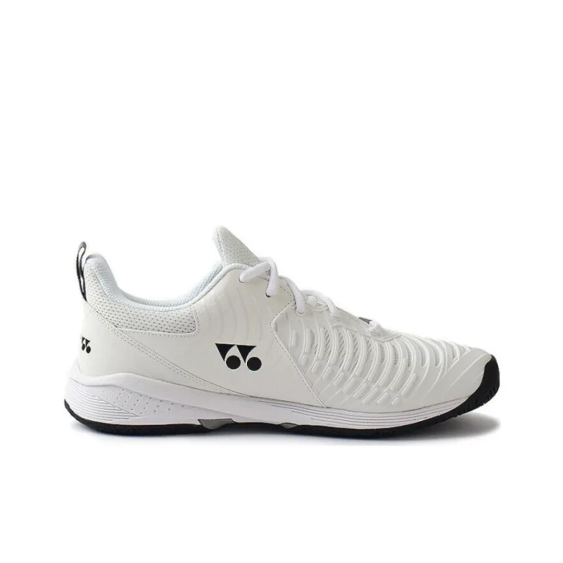 YONEX Power Cushion Sonicage 3 Shock Absorbers With Slip Resistant Features Low Top Casual Shoes Unisex White-1