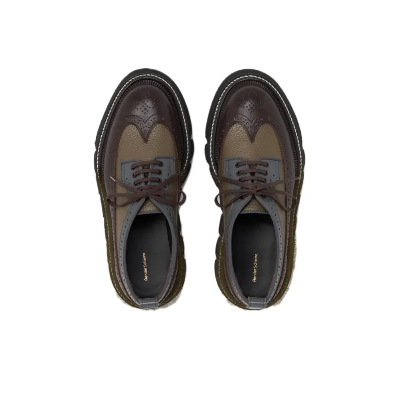 Hender Scheme Guernica Casual Shoes Men's Brown-2
