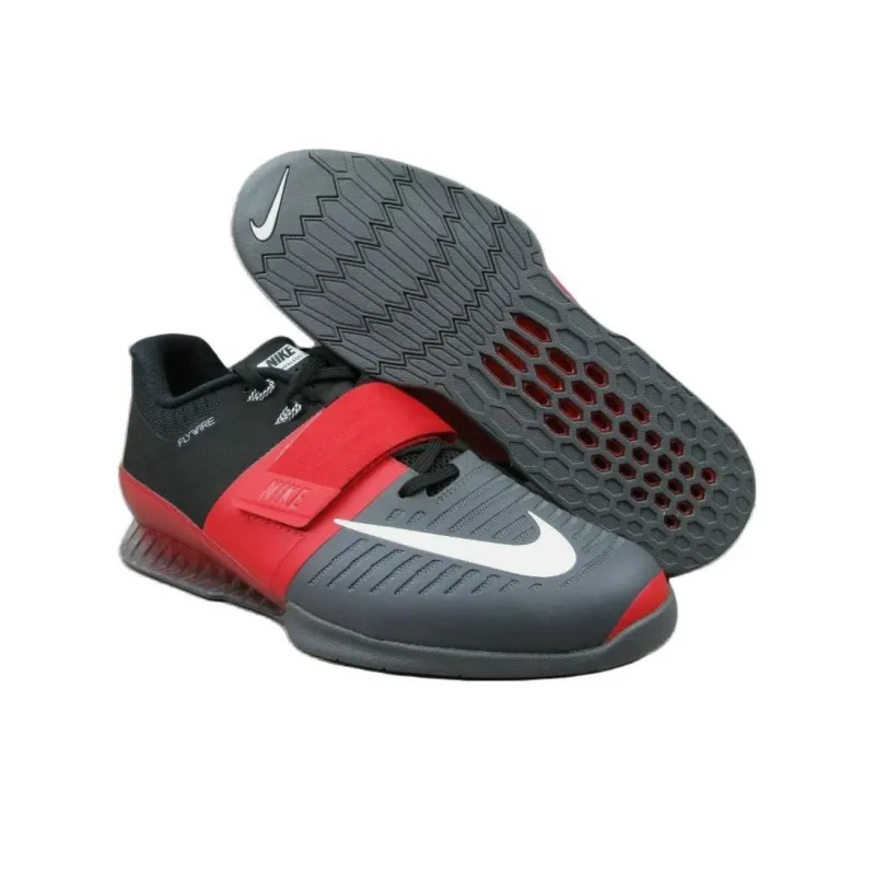 Nike Romaleos 3 University Red Dark Grey-3