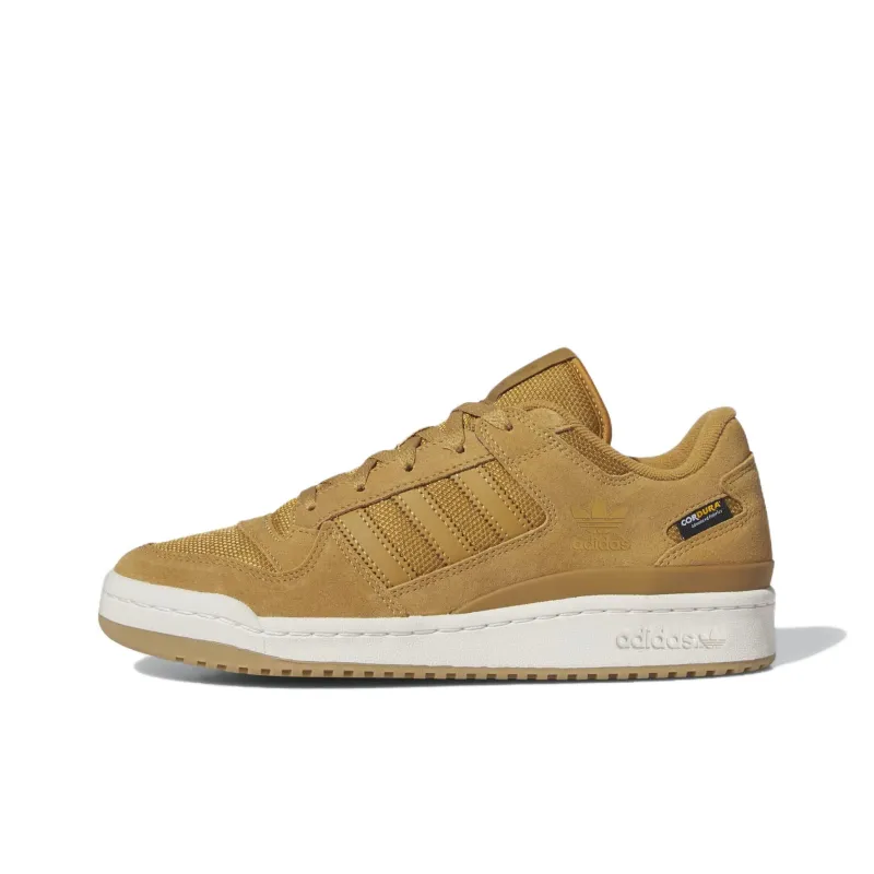 Adidas Originals FORUM Non slip Lightweight Low Top Skateboard Shoes Men's Brown-0
