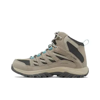Columbia Crestwood Waterproof And Breathable Mid-Top Hiking Shoes Women's Dark Gray