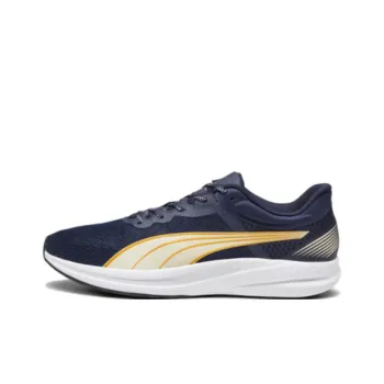 PUMA Redeem Profoam Slip Resistant Low Top Casual Running Shoes Unisex Blue White Yellow