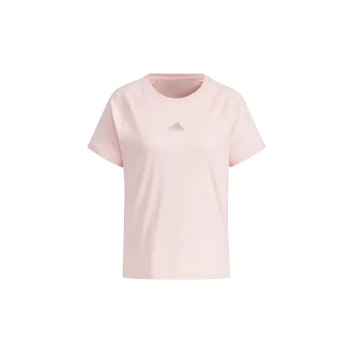 Adidas T-Shirts Women's Sandy Brown Pink