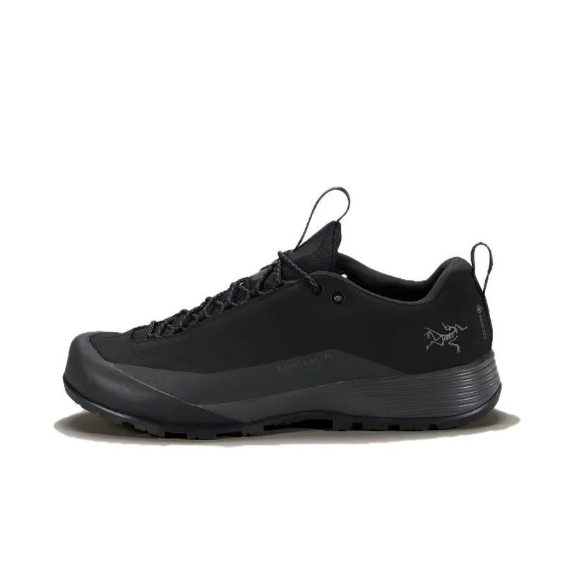 Arcteryx Konseal FL 2 Wear-Resistant Water-Resistant Supportive Lightweight Low-Top Trekking Shoes Women's Black-0