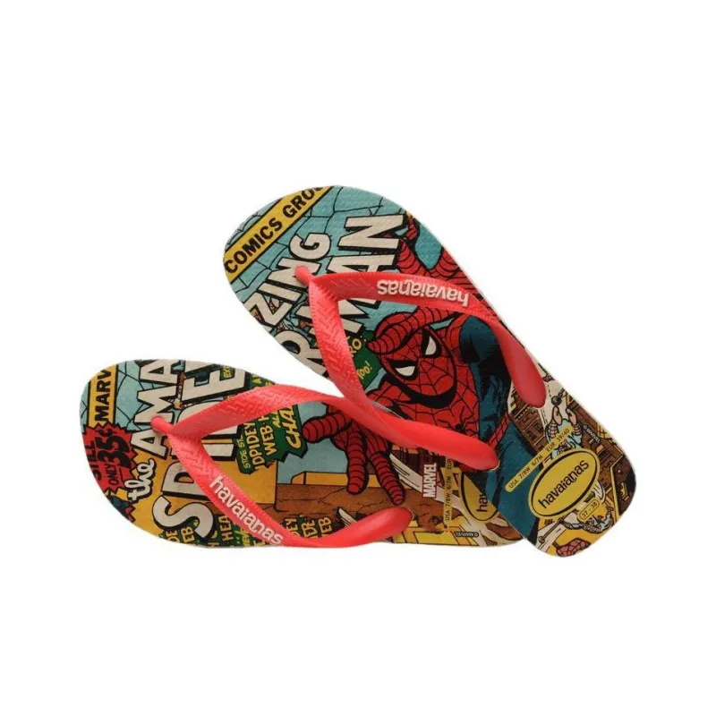 Havaianas Flip Flops Unisex Beige Red-3