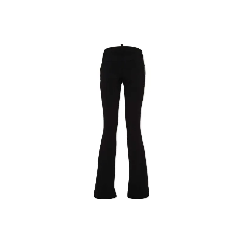 DSQUARED 2 Zipped Side Slit Pants-1