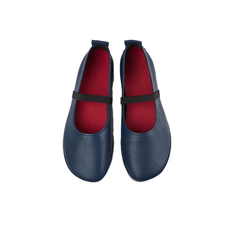 CAMPER Right Flat Mary Jane Shoes Women's Blue-3