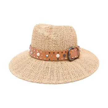 Maison Michel Virginie Decorative Belt Fedora Hat
