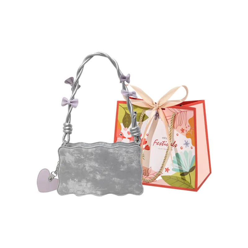 Cwatcun PU Handbag, Shoulder Bag Regular Women's Silver/Pink/Green/White/Black-0