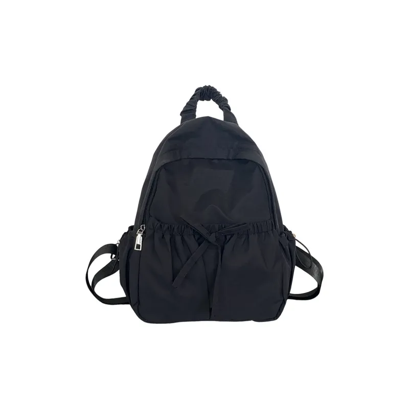 KAKAXI Nylon Backpack Regular Women's Black/Yellow/Blue-0