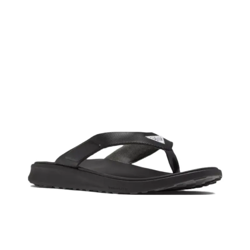 Columbia Abrasion-Resistant Slip-Resistant Flip Flops Men's Black-2