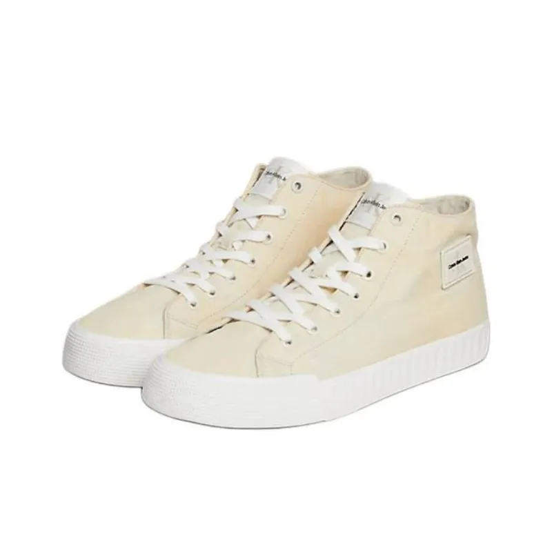 CKJ CALVIN KLEIN JEANS Canvas Shoes Men's Yellow-2