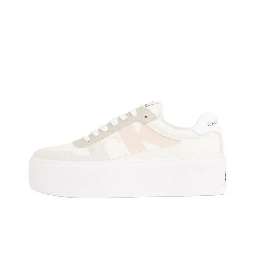 CKJ CALVIN KLEIN JEANS Low-Top Casual Shoes Women's Bright White
