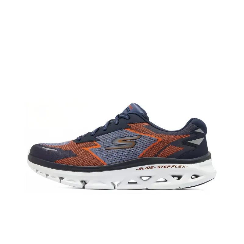 Skechers Glide Step Cushioning, Slip Resistant, And Abrasion Resistant Low Top Running Shoes Men's Marine Blue-0
