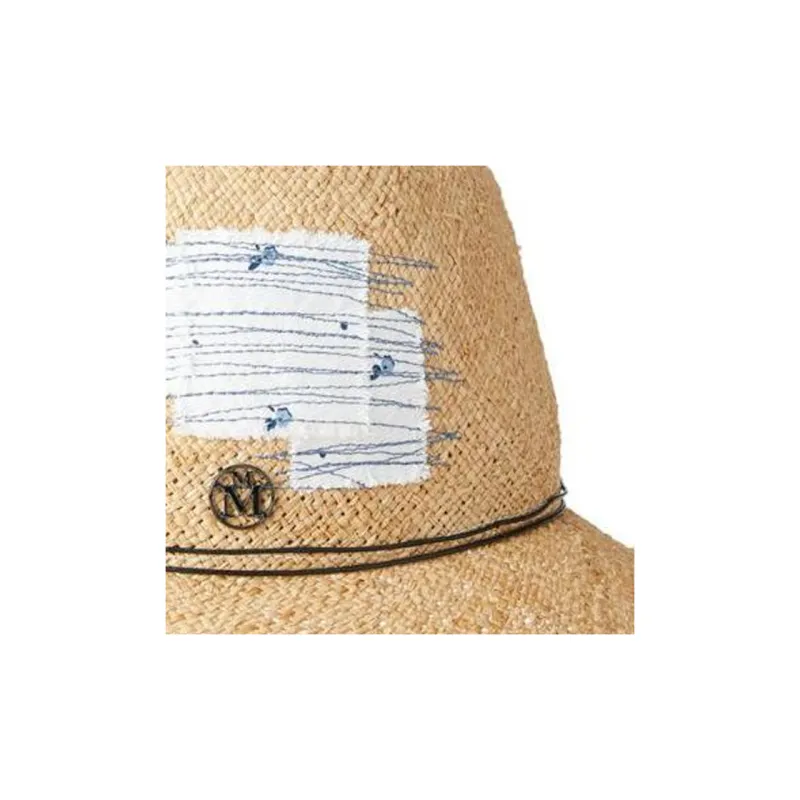 Maison Michel Henrietta Straw Fedora Hat-2