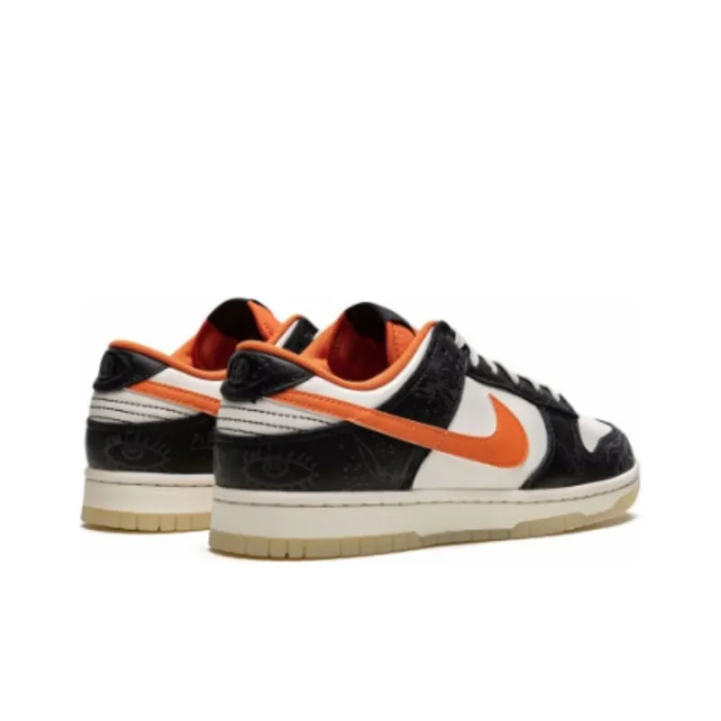 Nike Dunk 'Denim Orange' Slip-Resistant Cushioning Wear-Resistant Low-Top Skateboard Shoes GS Blue White Orange-3