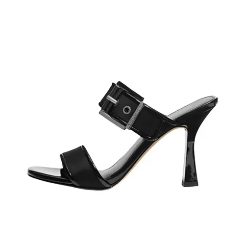 MICHAEL KORS Slide Slippers 9cm Women's Black