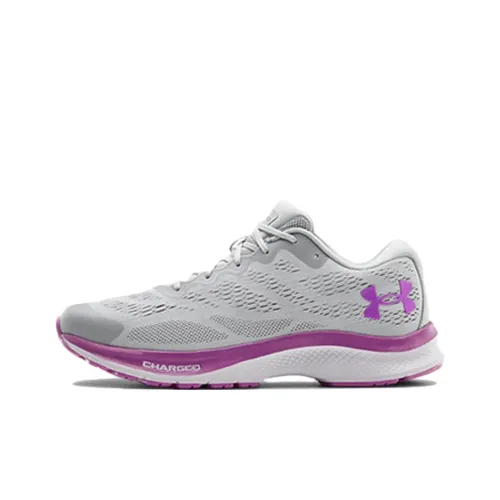 Under Armour Charged Bandit 6 Running Shoes Women's Low-Top Gray Purple