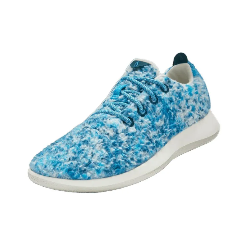 Allbirds Wool Runner Fluff Cushioning Low-Top Sports Casual Shoes Women's Blue Tie-Dye-1