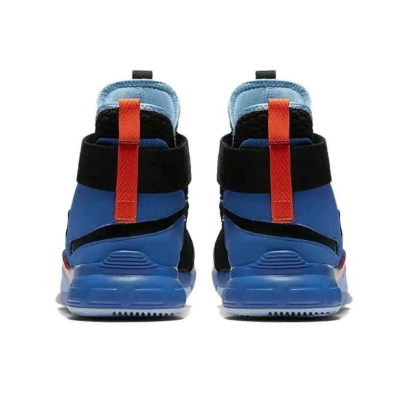 Nike LeBron Solider 12 Flyease Black Battle Blue-4
