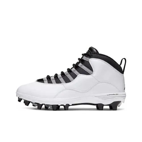 Jordan 10 TD Mid White Black Metallic Gold