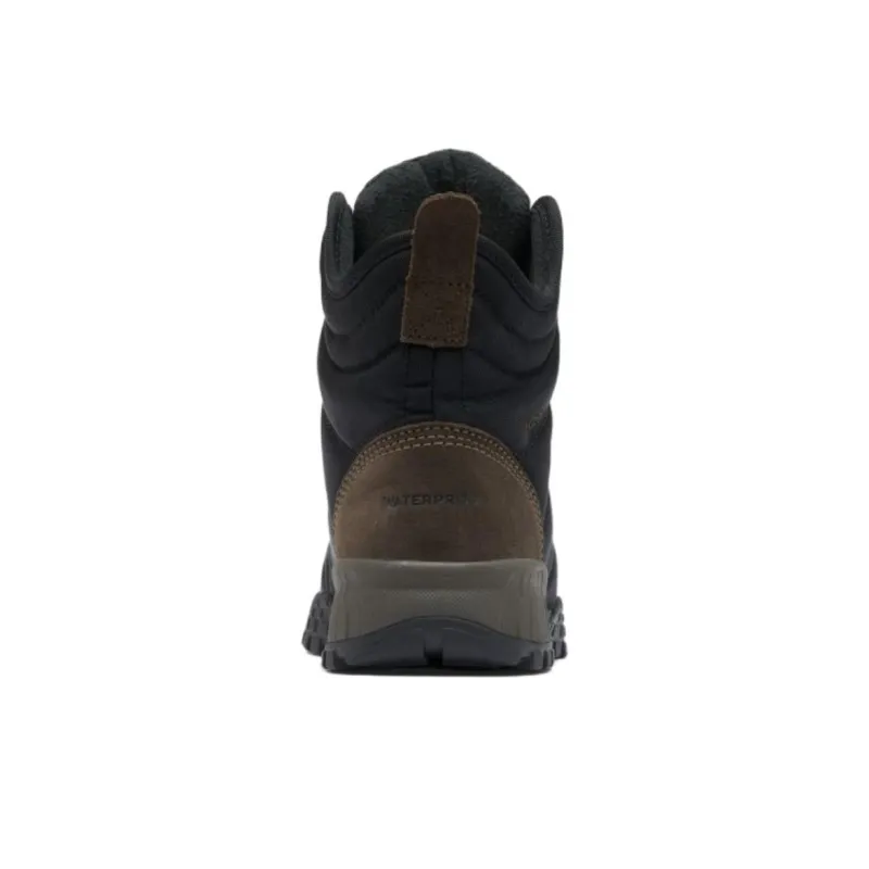 Columbia Fairbanks Anti-Slip Wear-Resistant High-Top Outdoor Shoes Men's Blue Brown-4