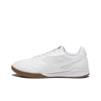 PUMA KING TOP Artificial Ground Wear Resistant Soccer Shoes Unisex White