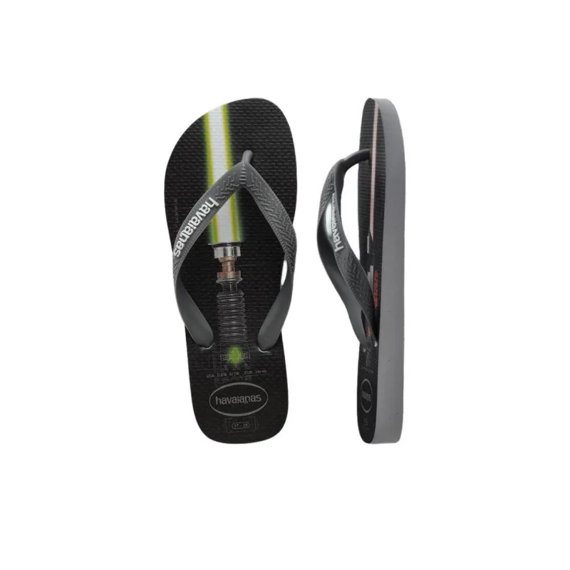 Havaianas Abrasion Resistant Slip Resistant Flip Flops Unisex Ice Gray-4