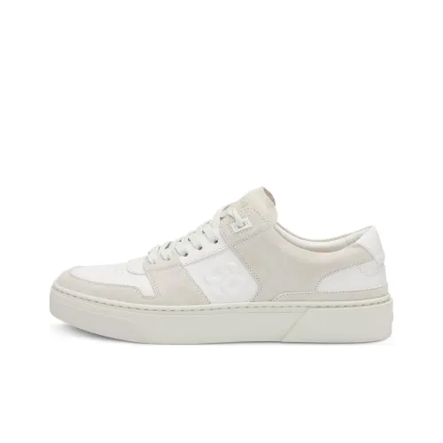 HUGO BOSS Skateboard Shoes Women's Low-Top Off White