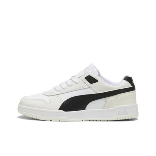 PUMA RBD Game Skateboard Shoes Unisex Low-Top White/Black