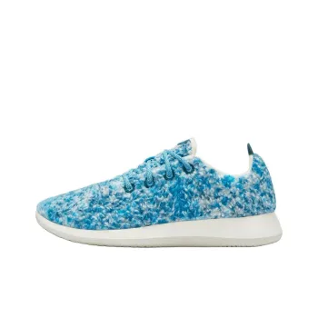 Allbirds Wool Runner Fluff Cushioning Low-Top Sports Casual Shoes Women's Blue Tie-Dye