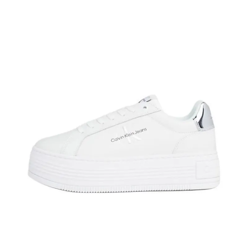 CKJ CALVIN KLEIN JEANS Low Top Casual Shoes Women's White-0