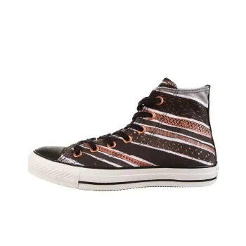 Converse Chuck Taylor All Star Hi Festive Stripe Black Dolphin Women's