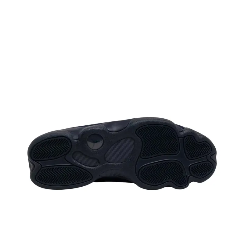 Jordan Horizon 'Obsidian' Slip-Resistant Mid-Top Vintage Basketball Shoes Men's Blue-4