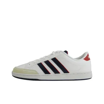 Adidas Courtset Slip-Resistant Coverage Low-Top Skateboard Shoes Unisex White Black Red