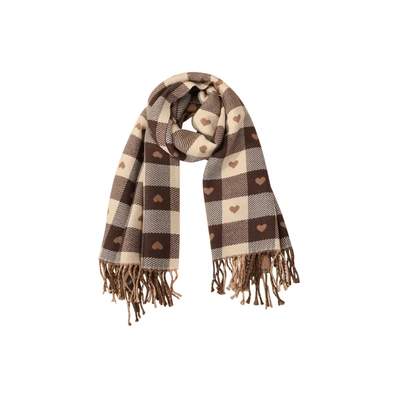 MITHAOL KUSC Polyester Cotton Blend Knit Scarves Women's-0