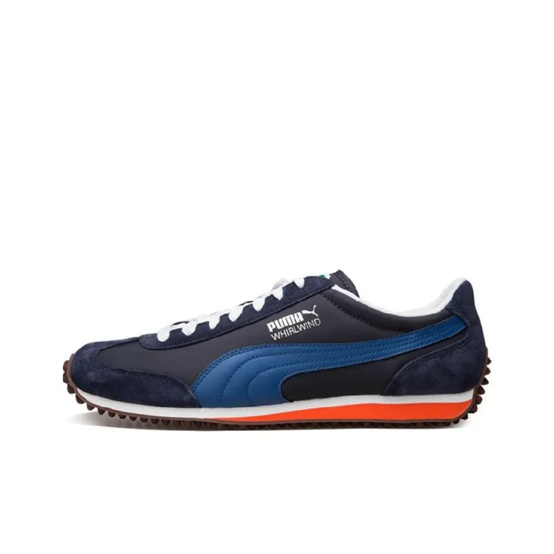 PUMA Whirlwind Classic Anti-Slip And Wear-Resistant Lightweight Low-Top Running Shoes Men's Dark Blue-0