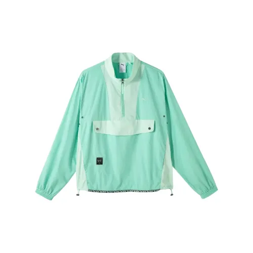 PUMA Trench Coats Unisex Mint Green