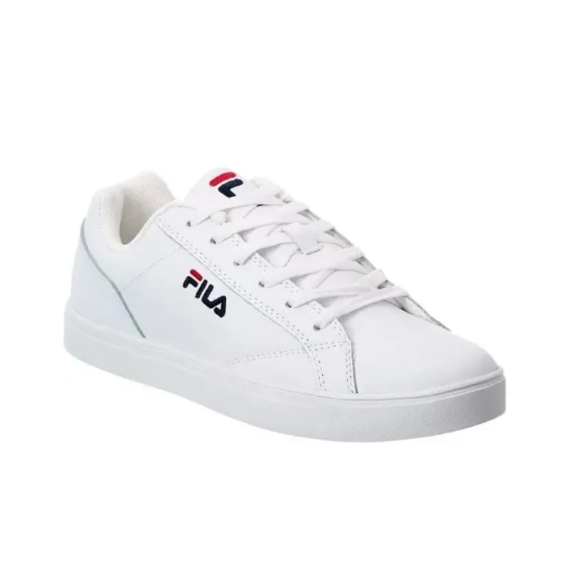 FILA Anti Slip Wear Resistant Low Top Skateboard Shoes Unisex White Korean Style-1