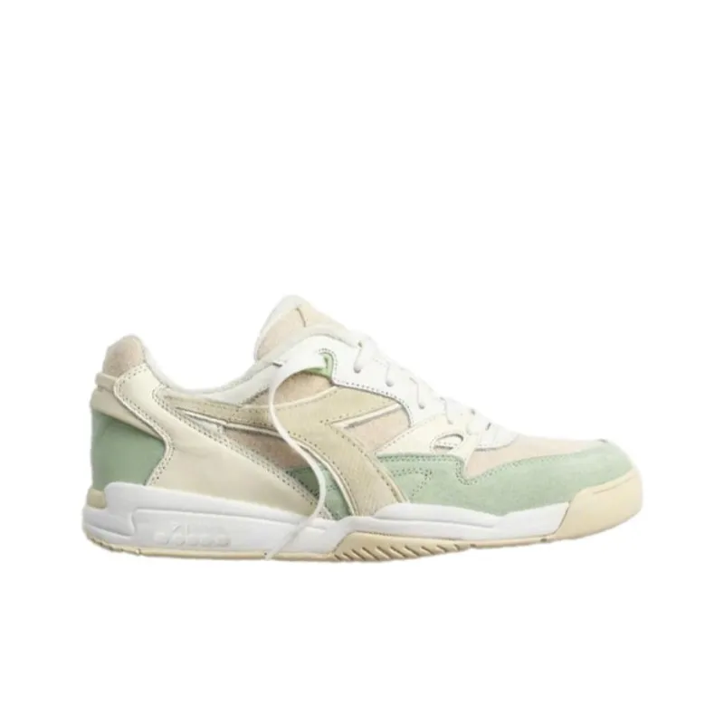 SoleBox x Diadora Rebound Ace Anti-Slip And Wear-Resistant Lightweight Low-Top Skateboard Shoes Unisex Brown Green-1