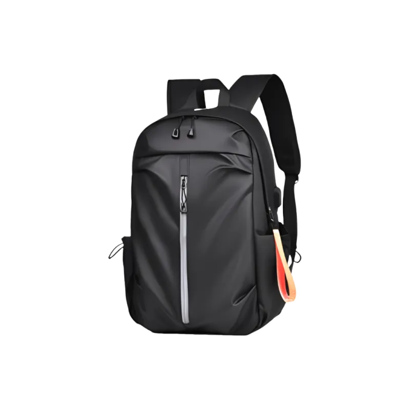 BAODIDAISHU Nylon Fabric Backpack Laptop Bag Backpack Regular Men's Gray/Black-4