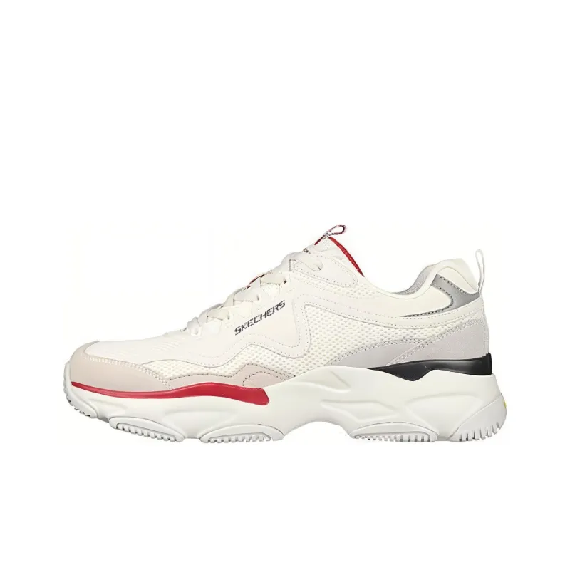 Skechers Cushioned Slip Resistant Low Top Casual Shoes Men's White-0